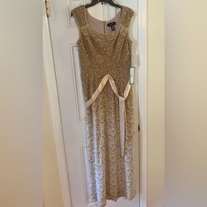 Gold/Champagne Special Occasion Gown Dress!